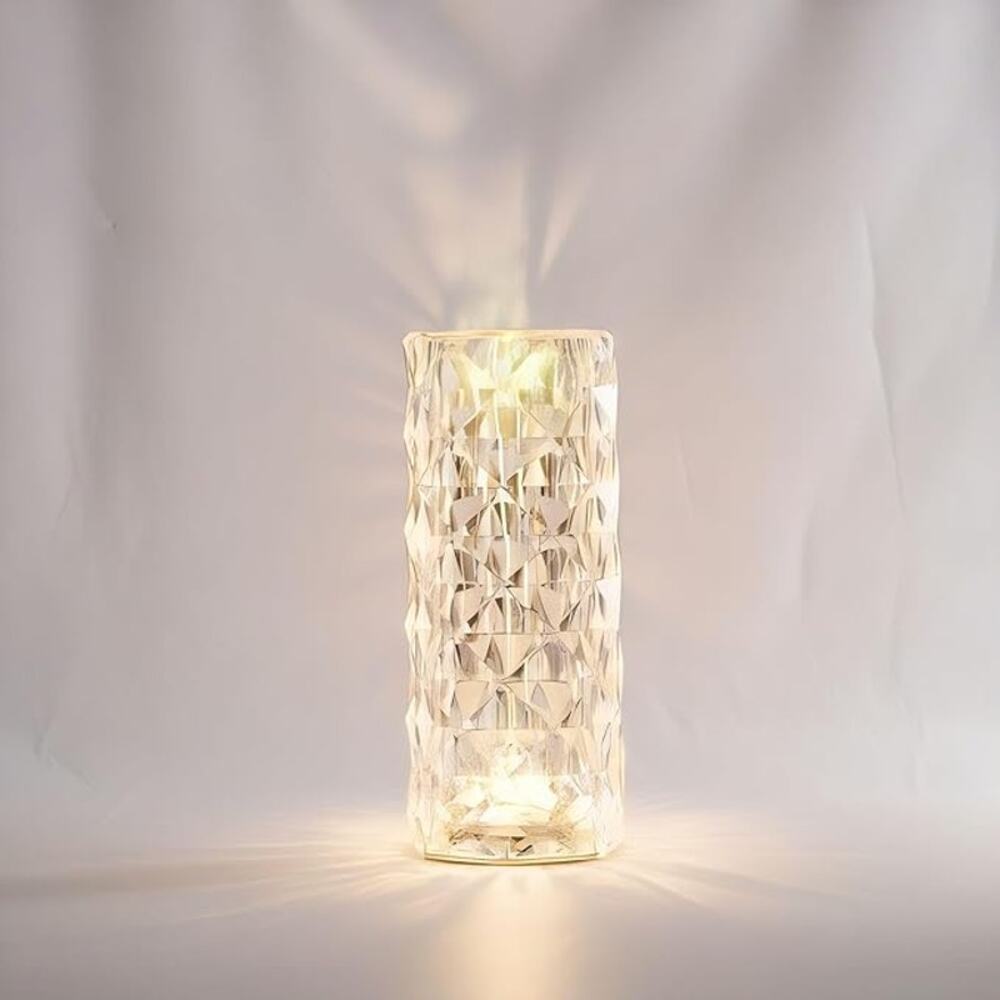GLOBE LED Crystal Touch Table‎ Lamp Rechargeable Color Changing w/ Remote NEW